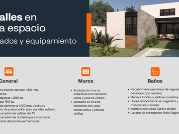 CASA VENTA MÉRIDA, 3 HABITS, ALBERCA, ENTREGA INMEDIATA, DZITYÁ.