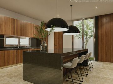 Casa en venta en privada residencial de 4 habitaciones zona de Xacantún
