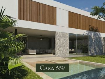 Casa en venta en privada residencial de 4 habitaciones zona de Xacantún