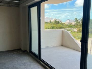 Departamento en venta en segunda fila en playas de San Benito Yucatán