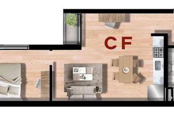 Departamento en venta 1 dormitorio a estrenar Barrio Martin Rosario