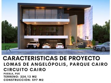 MUY BONITO CASA EN LOMAS ANGELOPOLIS II PARQUE CAIRO