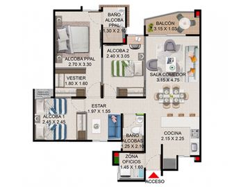 VENTA DE APARTAMENTO EN OBRA GRIS, PARQUE NATURA - JAMUNDI.