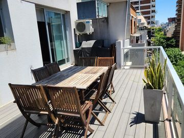 Departamento Dos Ambientes con Terraza Propia en Las Cañitas