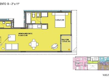 Departamento en pozo de 3 ambientes - Venta - Nuñez - Muy buena ubicación