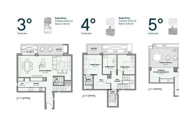 Exclusivo 4 ambientes c/terraza propia con parrilla y jacuzzi