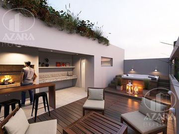 Exclusivo 4 ambientes c/terraza propia con parrilla y jacuzzi