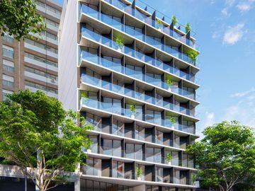 En construccion! Monoambiente con vista al Frente! Edificio con amenities!