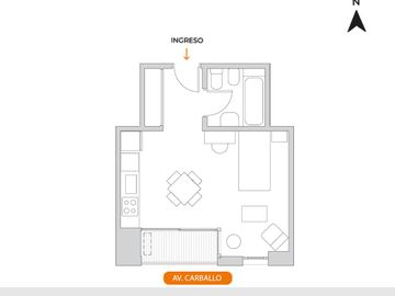MONOAMBIENTE PREMIUM VENTA SEGURIDAD 24HS PUERTO NORTE ROSARIO