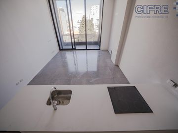 Departamento tipo LOFT con  balcón terraza, baño y toilette. Amenities en terraza!