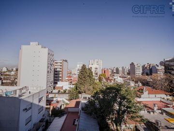 Departamento tipo LOFT con  balcón terraza, baño y toilette. Amenities en terraza!