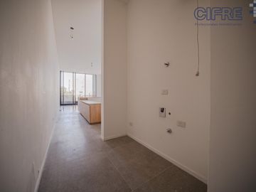 Departamento tipo LOFT con  balcón terraza, baño y toilette. Amenities en terraza!
