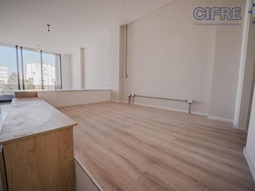 Departamento tipo LOFT con  balcón terraza, baño y toilette. Amenities en terraza!