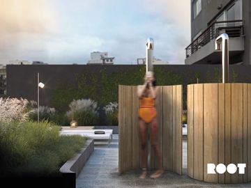 Departamento tipo LOFT con  balcón terraza, baño y toilette. Amenities en terraza!