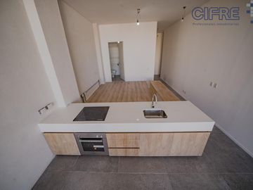 Departamento tipo LOFT con  balcón terraza, baño y toilette. Amenities en terraza!