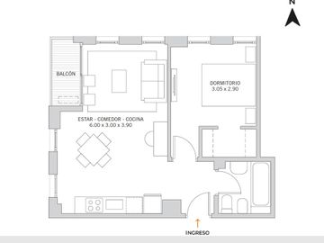 DEPARTAMENTO PREMIUM DE UN DORMITORIO VENTA SEGURIDAD 24HS PUERTO NORTE ROSARIO