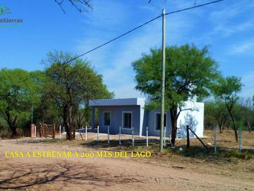Venta Casa a Estrenar a 200 m del Lago Boca del Río, Traslasierra! OPORTUNIDAD! FINANCIACIÓN