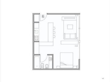 Venta monoambiente SUM Pileta Apto profesional parrilla gym balcon Caballito Norte Villa Crespo