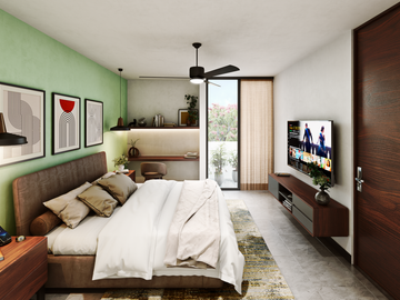 Departamento en venta Mérida Yucatán, Tenamera Jade Temozón Norte