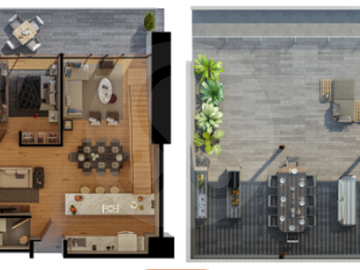 Departamento en venta en Jardines del Pedregal