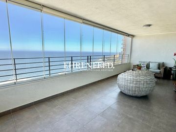 Av. Edmundo Eluchans, Reñaca. Departamento de 169 m2 con vista despejada.