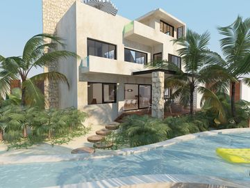 CASA EN VENTA EN MÉRIDA YUCATÁN FRENTE AL MAR EN TELCHAC PUERTO