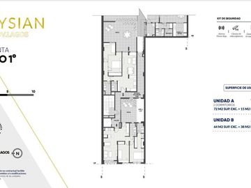 VENTA DEPARTAMENTO EN CONSTRUCCIÓN DE DOS DORMITORIOS CON PATIO EN LOURDES