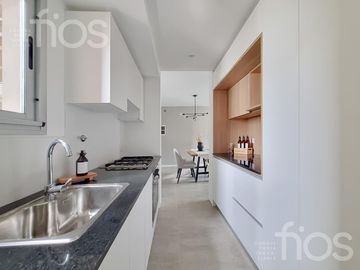 VENTA DEPARTAMENTO EN CONSTRUCCIÓN DE DOS DORMITORIOS CON PATIO EN LOURDES