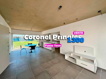 Casa de Diseño en venta, 1 Dormitorio Funes Town Coronel Pringles 1300