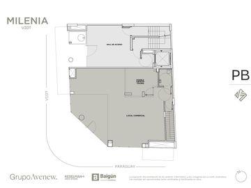 2 ambientes en venta en Palermo