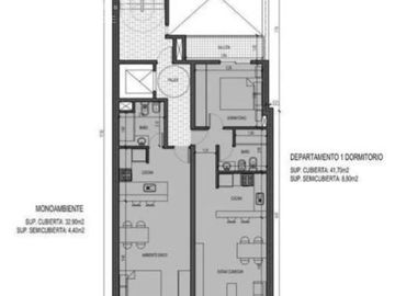 DEPARTAMENTO VENTA LUIS AGOTE ROSARIO 1 DORMITORIO A ESTRENAR
