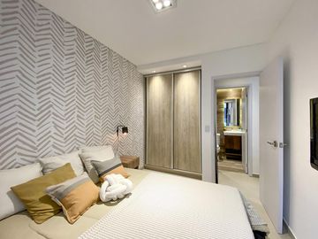 Departamento 1 dormitorio contrafrente en venta en Centro