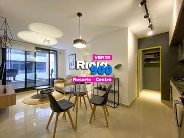 Departamento 1 dormitorio contrafrente en venta en Centro