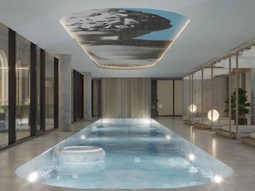 Departamento duplex con piscina, jardín y parrilla en Villa Devoto