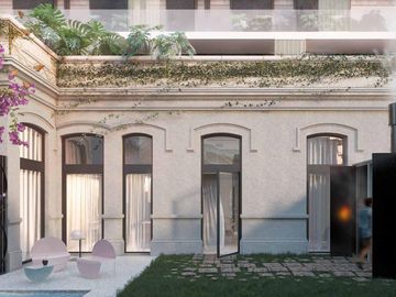 Departamento duplex con piscina, jardín y parrilla en Villa Devoto