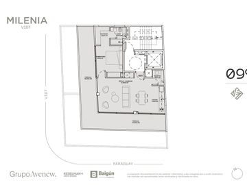 2 ambientes en venta en Palermo
