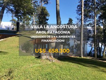 VENTA DEPARTAMENTOS- VILLA LA ANGOSTURA - COSTA LAGO-  AKOL BARRIO NAUTICO