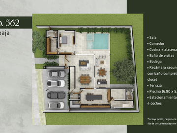 Casa en venta al norte de Mérida en Xcanatún cerca de carretera Mérida Progreso