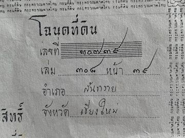 Land for sale in Mae Faek Mai, Chiang Mai