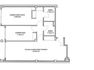 Venta Departamento -Semipisos 3  ambientes a estrenar con cochera descubierta - Plaza Irlanda