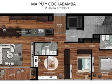 Departamento en  Abasto