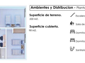 Casa con dormitorio prinpal en PB!!!