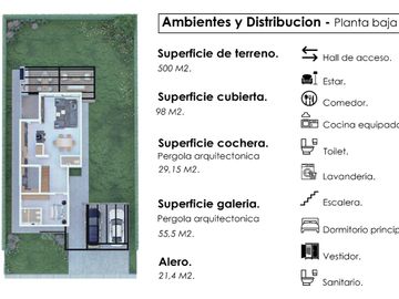 Casa con dormitorio prinpal en PB!!!