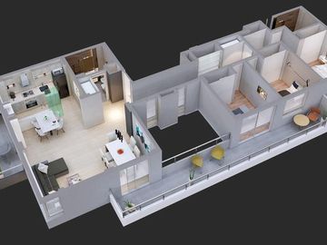 VENTA DEPARTAMENTO 2 AMB 48 M2 AVELLANEDA PIÑEYRO