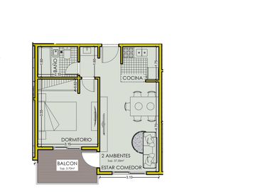 VENTA - DEPARTAMENTO 2 AMBIENTES MAR DE AJO -  FRENTE AL MAR JANO III