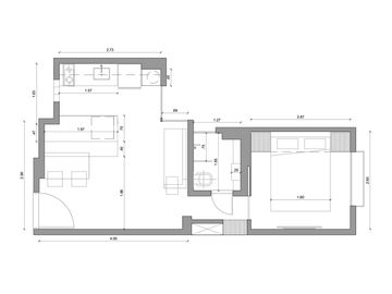 Departamento 2 ambientes en Belgrano completamente refaccionado