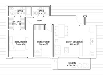 Departamento en venta 3 ambientes en TIGRE CENTRO Balcon SUM Piscina