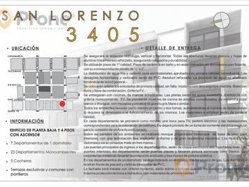 Departamento 1 dormitorio en Luis Agote