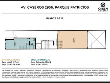 Departamento de Pozo en Parque Patricios