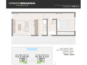 venta departamento 1 dormitorio terraza exculisva fisherton tierra nueva